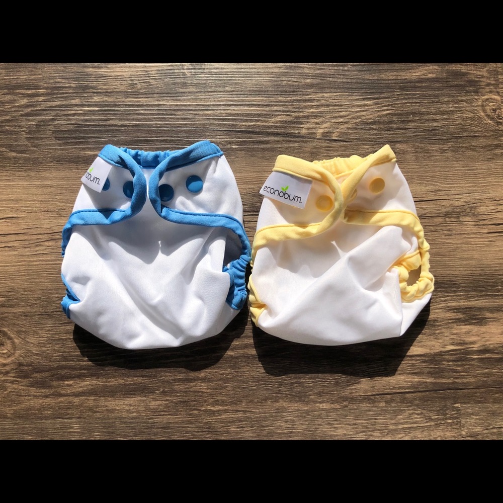 4 Count Newborn Cloth Diapers